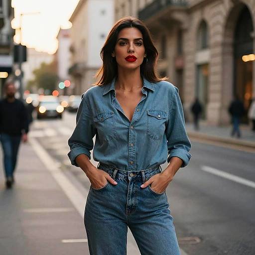 Confident Street-Style Fashion Portrait