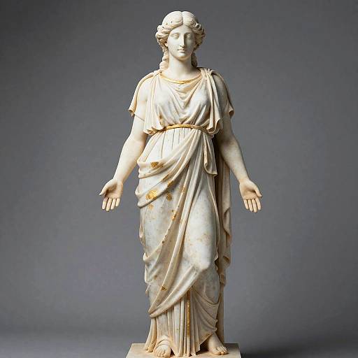 Elegant Ancient Greek Goddess Portrait