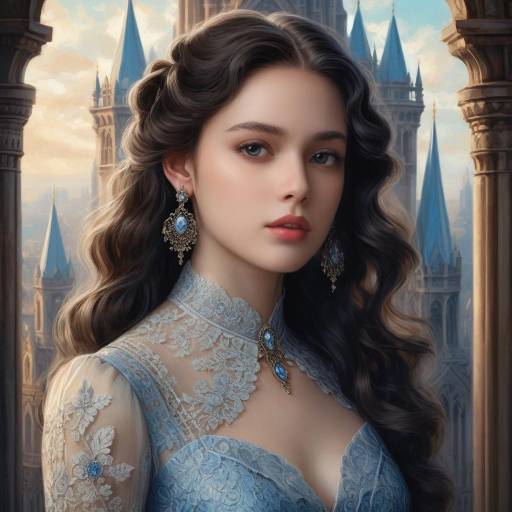 Ethereal Portrait of a Young Woman