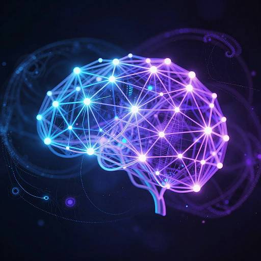 Abstract Neural Network Illustration