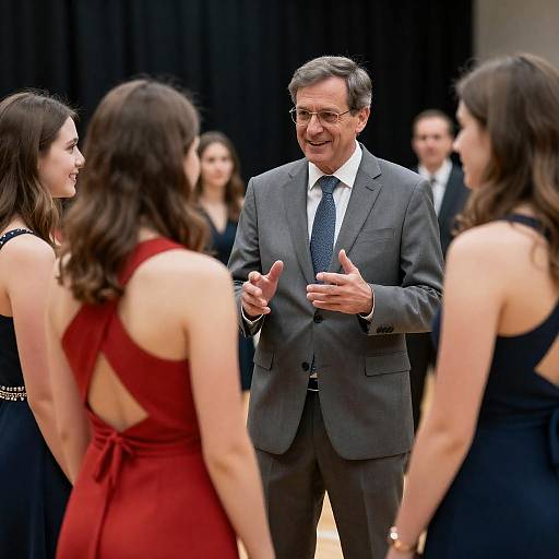 Charming Middle-Aged Man at Gathering