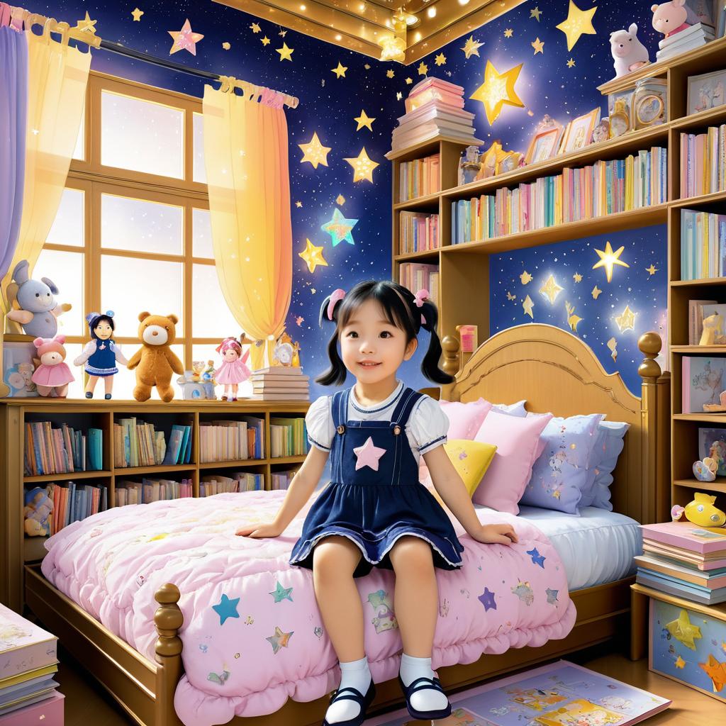 Whimsical Bedroom of an Imaginative Girl