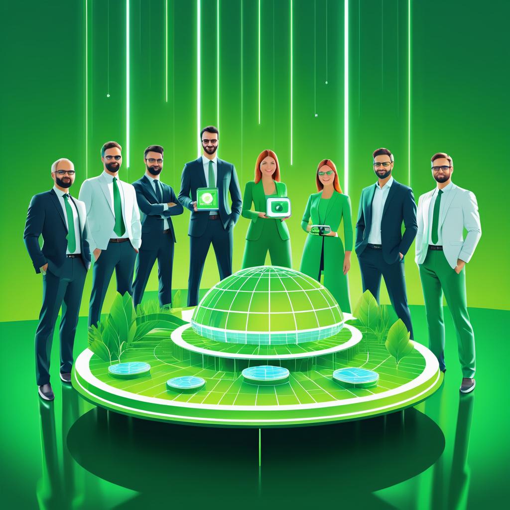 Innovative Team Embracing Green Technology