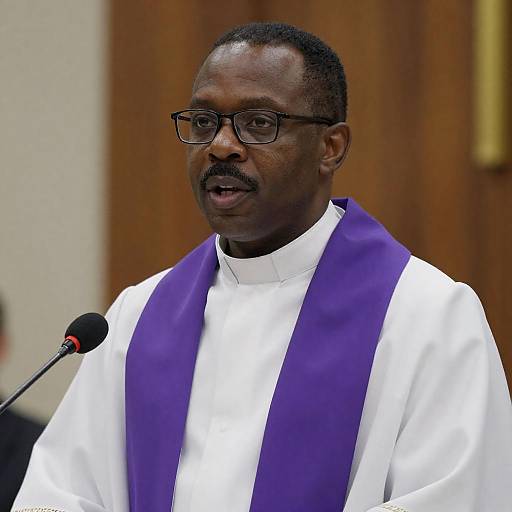 Clerical Portrait of a Black Speaker