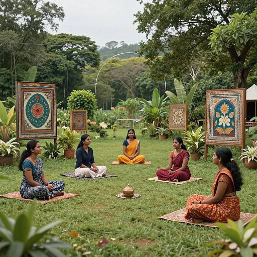 Serene AI Retreat for Indian Women