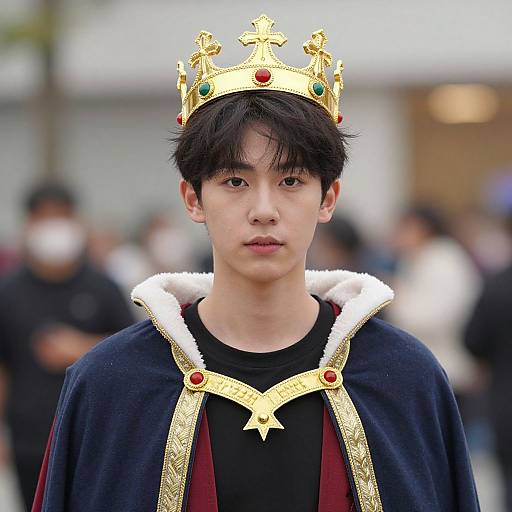 Realistic King of Hearts Costume Portrait