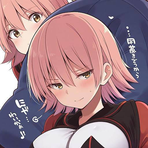 Illustration of Haruhara haruko, flcl in the style of Suzuki toto