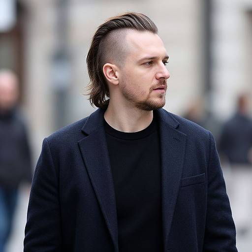 Fit European Man Urban Street Portrait