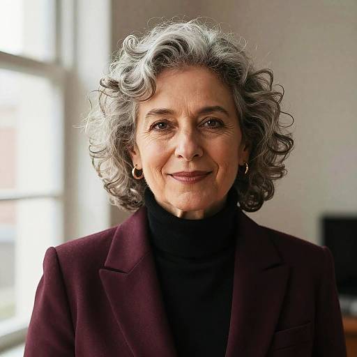 Elegant Middle-Aged Woman Portrait