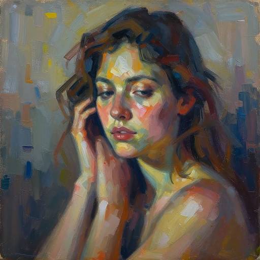 Soulful Journey in Color and Shadow