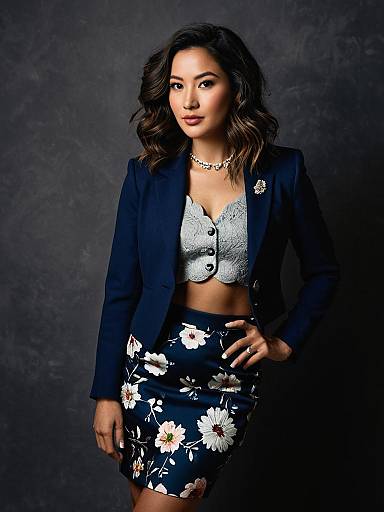 Elegant Office Chic Fashion Photography