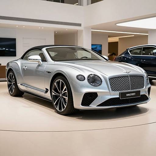 Silver Bentley Continental GT Speed Showcase