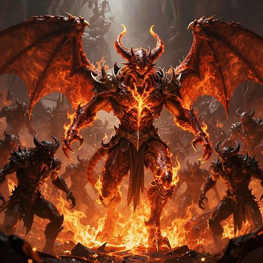 Infernal General Belial Commanding Legions