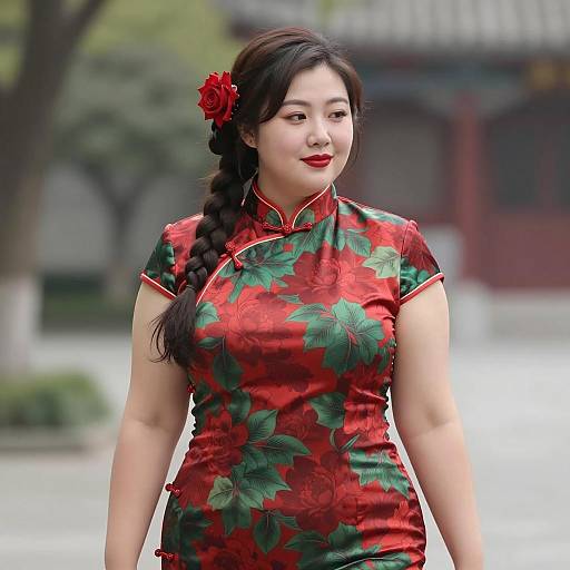 Elegant Plus Size Shego Costume Portrait