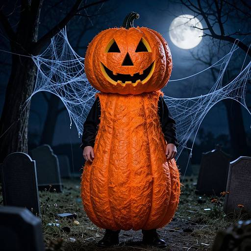 Giant Pumpkin Halloween Costume Design