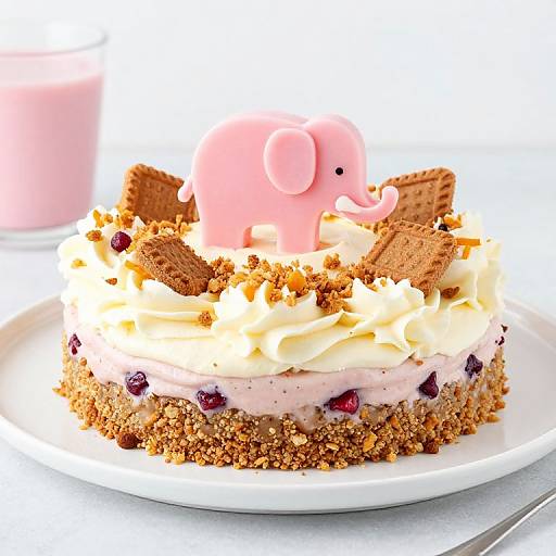 Pink Elephant Brown Butter Cake