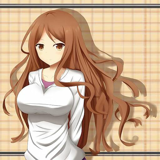 Illustration of Mugino shizuri, toaru majutsu no index in the style of Meion