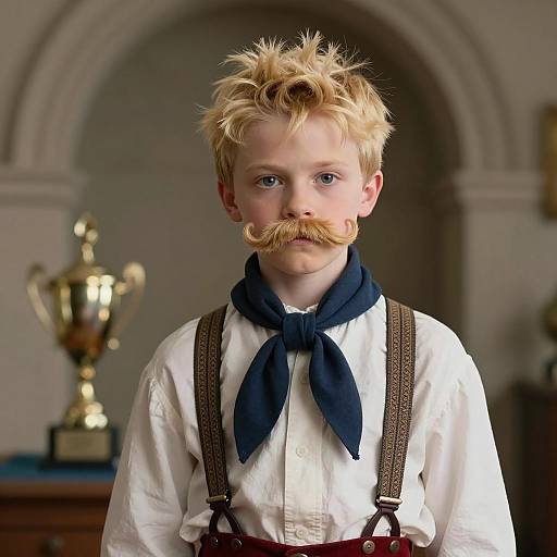 Vintage Darwin Watterson Costume Portrait