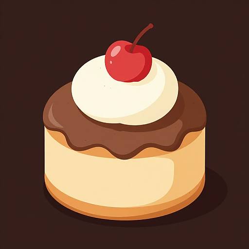 Sweet Pastry Vector Illustration