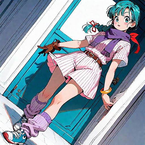 Anime Style Bulma Portrait