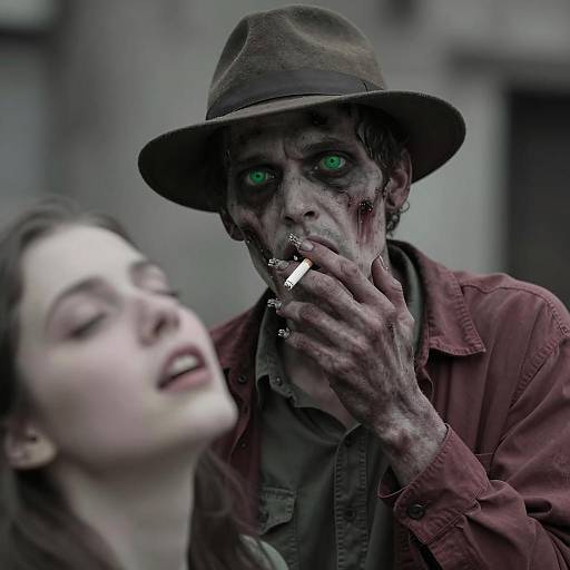 Zombie Encounter: Intense Expressions