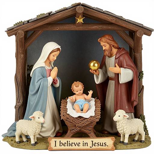 Precious Moments Nativity Scene