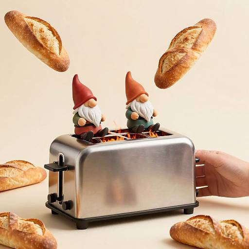 Fire-Breathing Gnomes from Antique Toasters