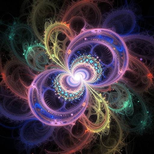 Vivid 3D Fractal Design