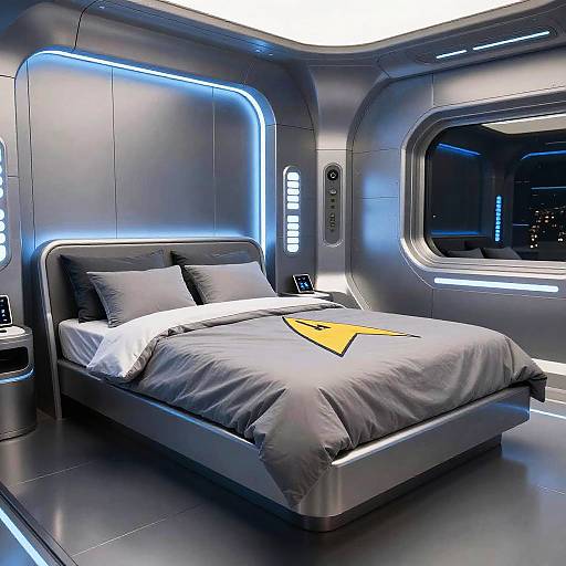 Futuristic Star Trek Bedroom Design