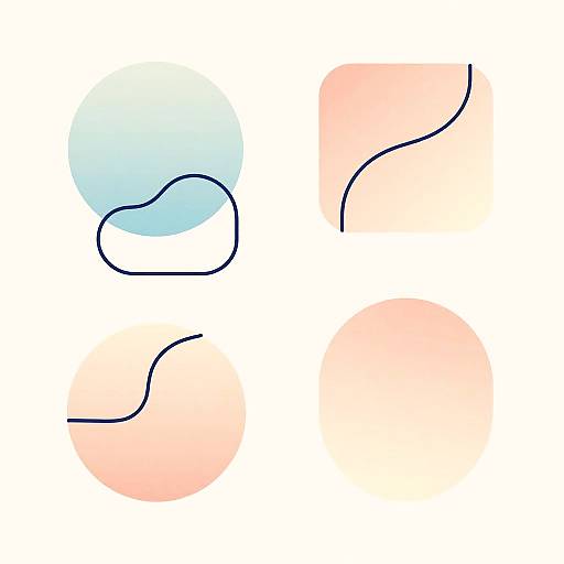 Elegant Minimalist Digital Art Illustrations