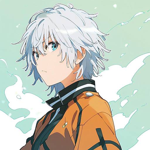 Illustration of Hamazura shiage, toaru majutsu no index in the style of Nakatani nio