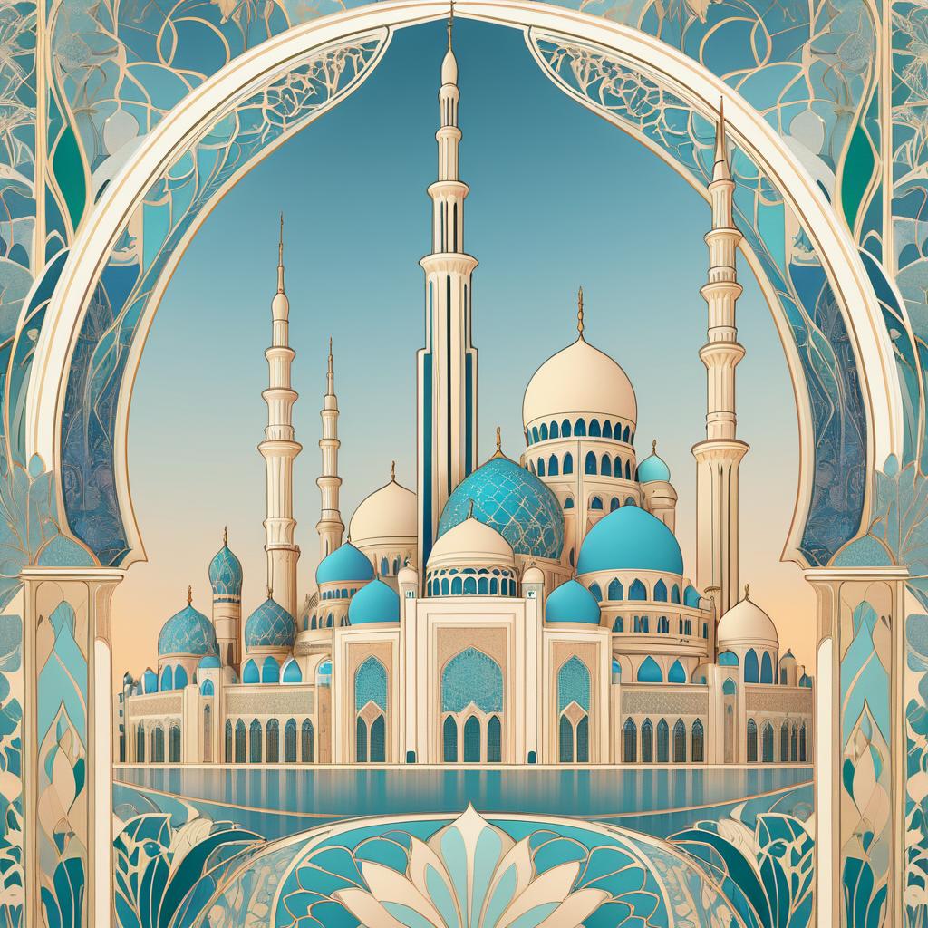 Art Nouveau Dubai: Elegance in Pastel Tones