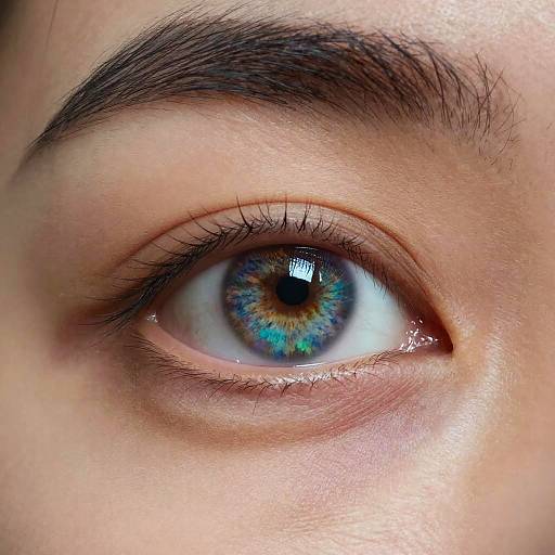 Vibrant Surreal Eye Color Transformation