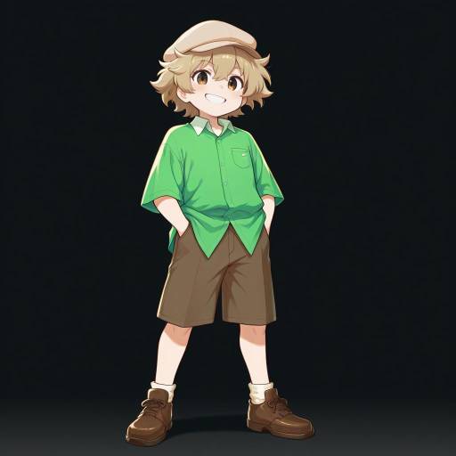 Stocky Young Man in Modern Style Stocky Young Man in Modern Style