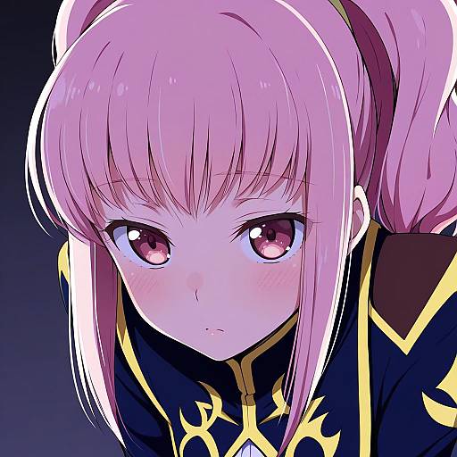 Illustration of Anya alstreim, code geass in the style of Okota mikan