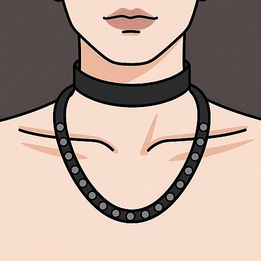 Elegant Black Choker Necklace