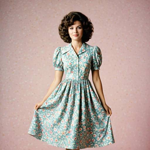 1970s Floral Casual Dress Inspiration