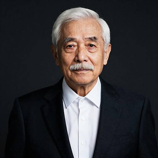 Formal Portrait of Distinguished Elderly Gentleman