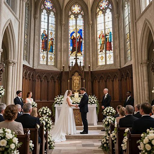 Grand Cathedral Wedding Ceremony