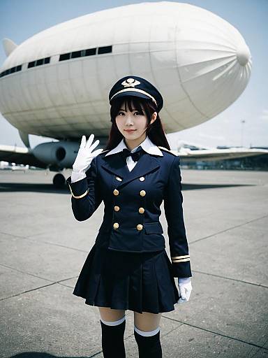 Sexy Kyoko Zeppelin Soryu Cosplay Photo