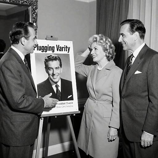 Elegant Black-and-White Room Scene