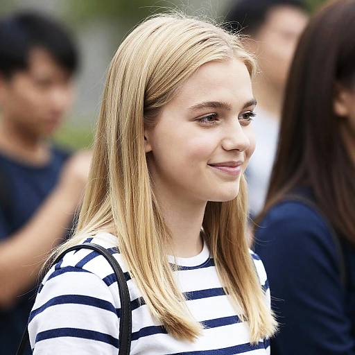 Candid Portrait of a Smiling Woman
