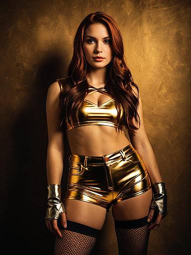 Sexy Hot Pants Cosplay Character