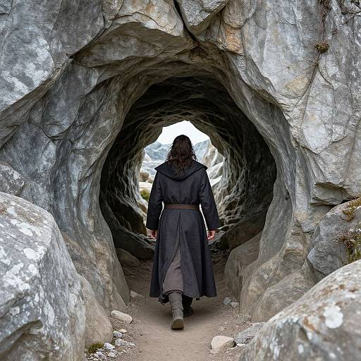 Alchemy Man in Glacier Cave