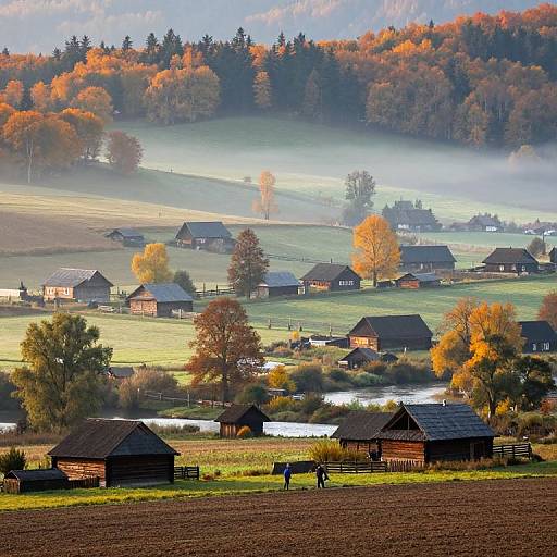 Czechoslovakian Countryside in Autumn