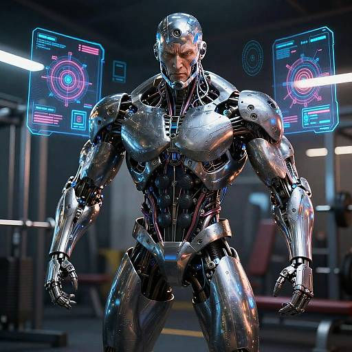 Biomechanical AI Bodybuilder Training
