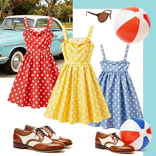1950s Vintage Summer Moodboard