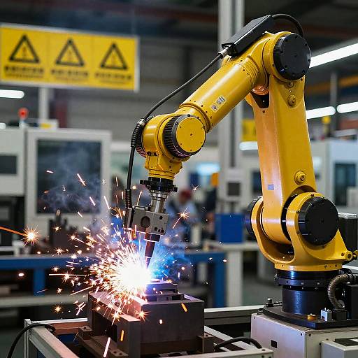 Kuka Robot Welding in Automotive Assembly