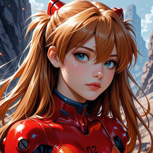 Asuka Langley in Iconic Plugsuit