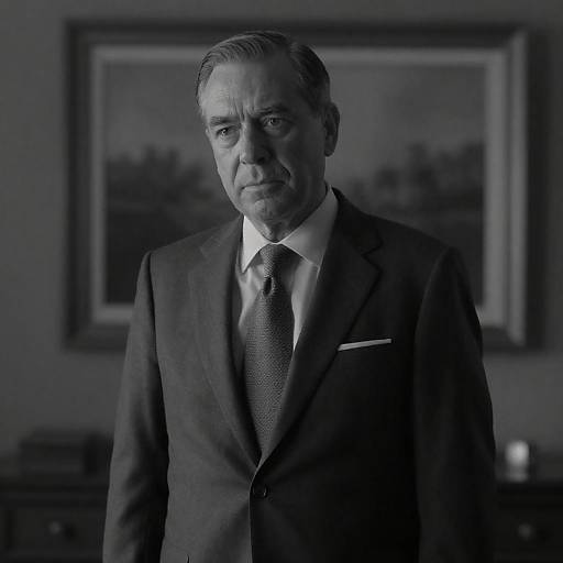 Cinematic Portrait of a Serious Man